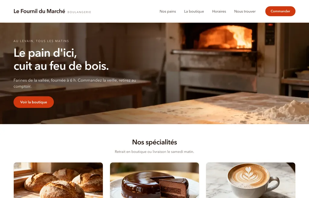 Un site créé avec WebAcappella Tempo.